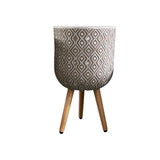 Textured Tripod Plant Pot - Large