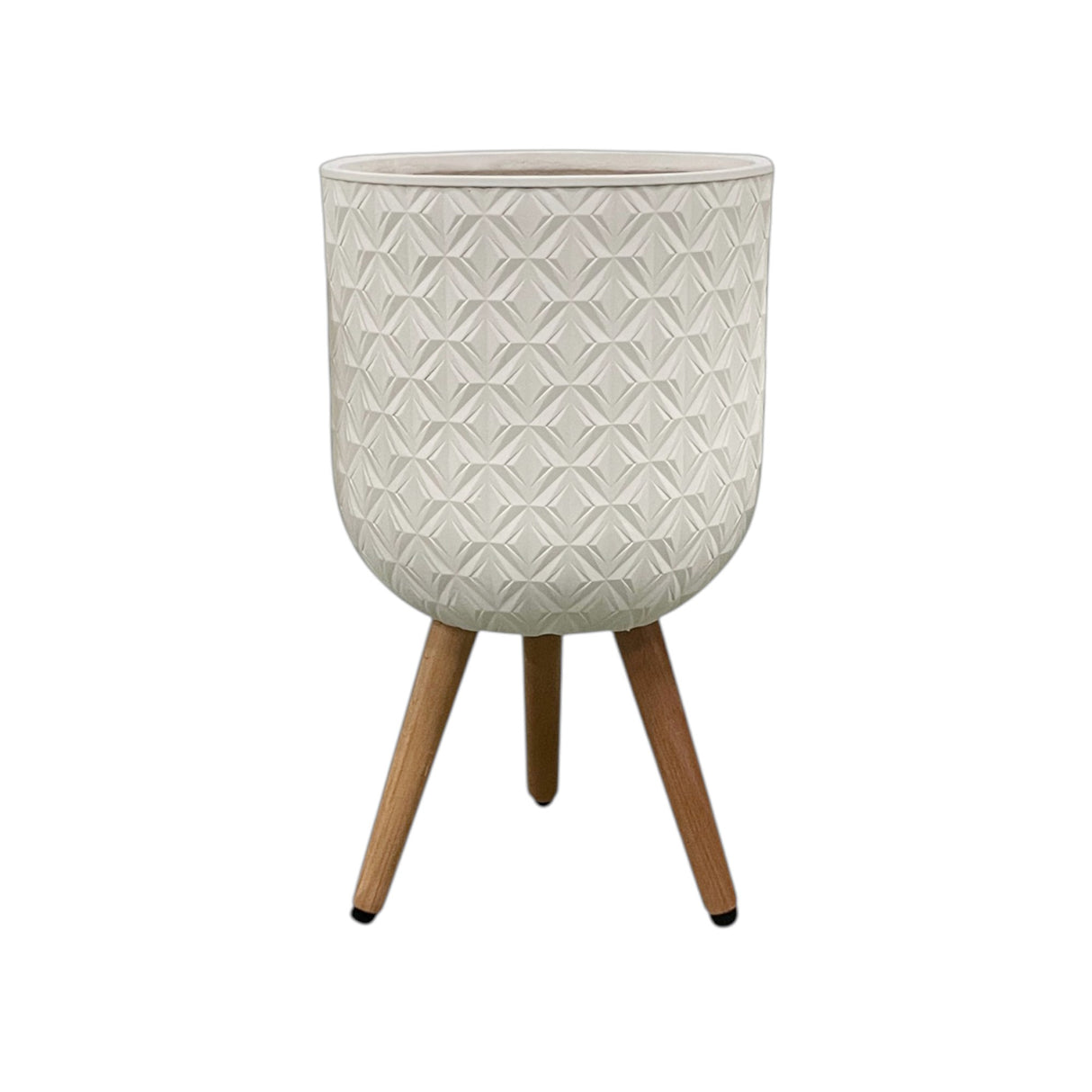 Textured Tripod Plant Pot - Large
