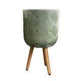 Textured Tripod Plant Pot - Large