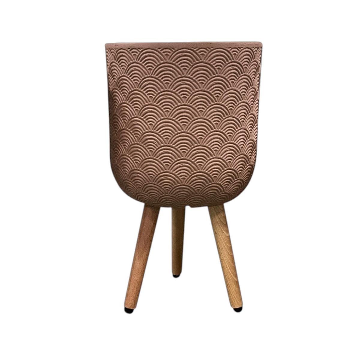 Textured Tripod Plant Pot - Large