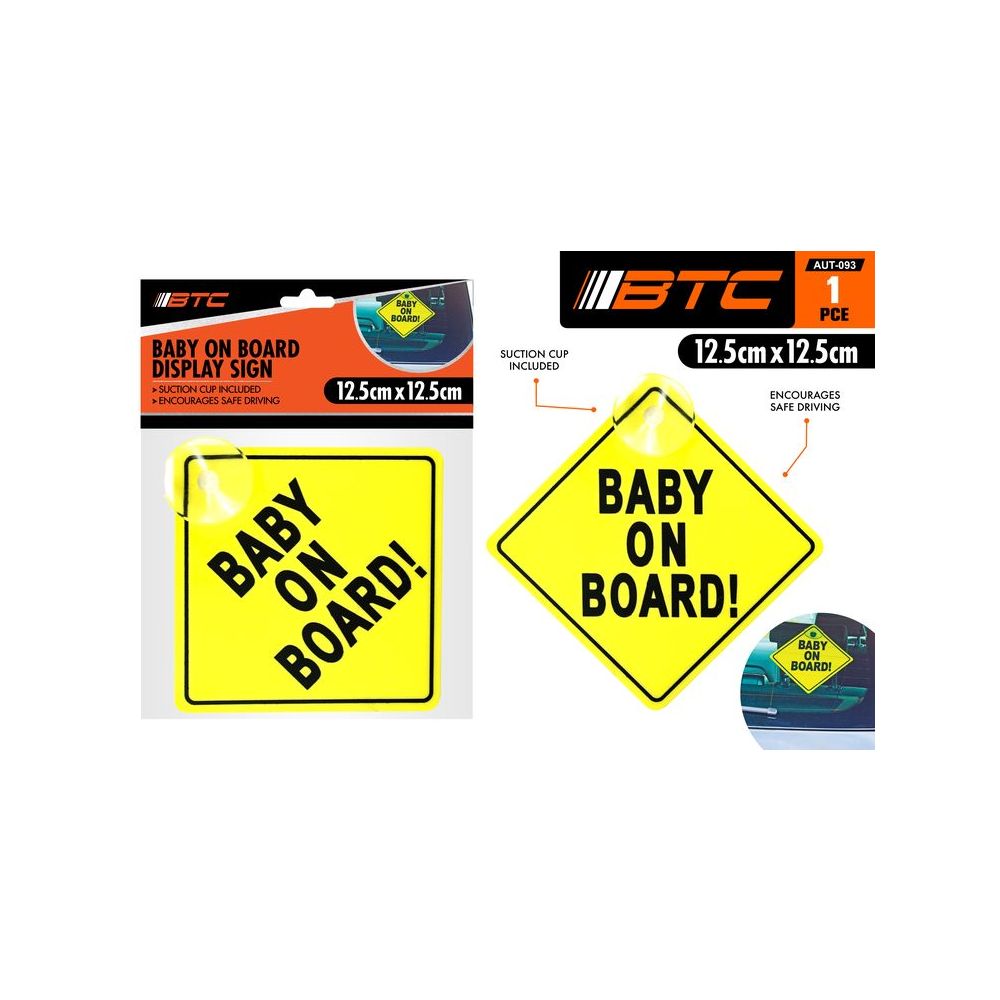 Baby On Board Sign