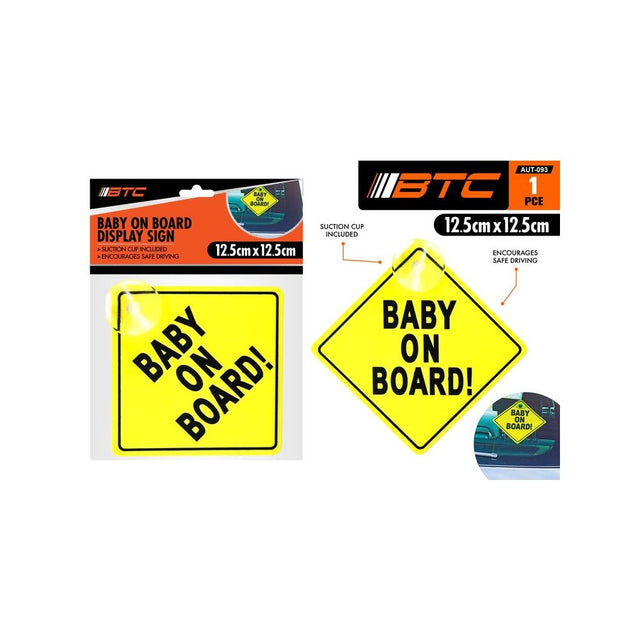 Baby On Board Sign
