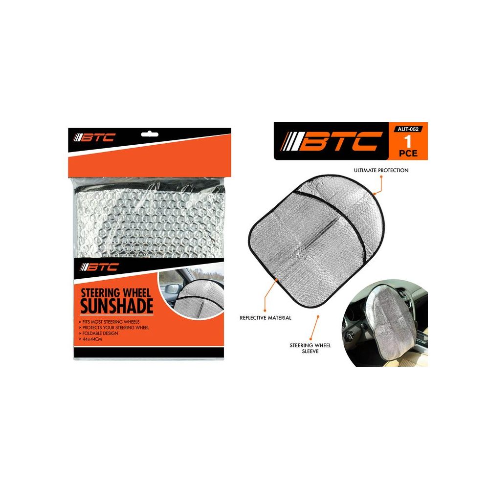 Steering Wheel Sun Shade 44cm x 44cm