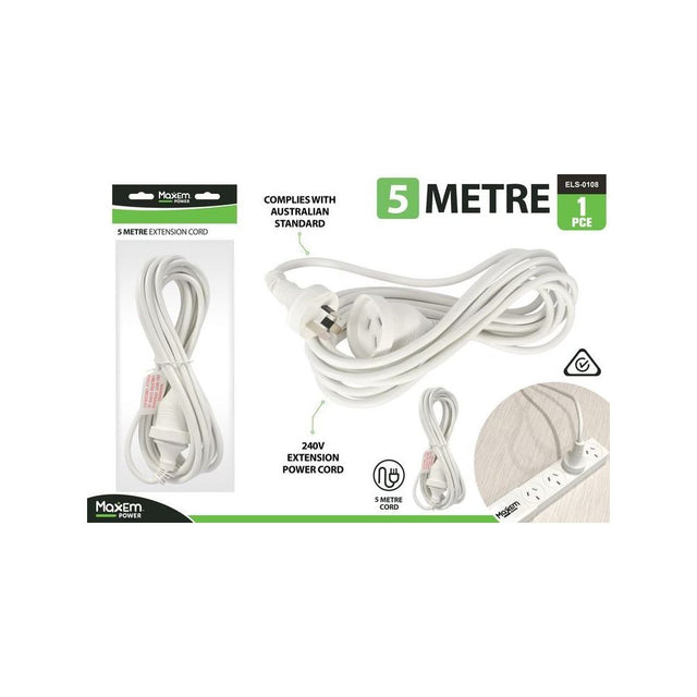 5m Extension Power Cord