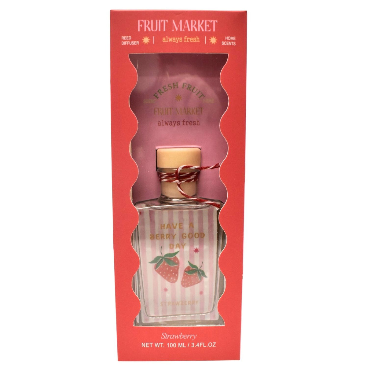 Fruit Market Reed Diffuser 100ml - Strawberry