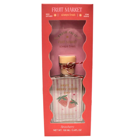 Fruit Market Reed Diffuser 100ml - Strawberry