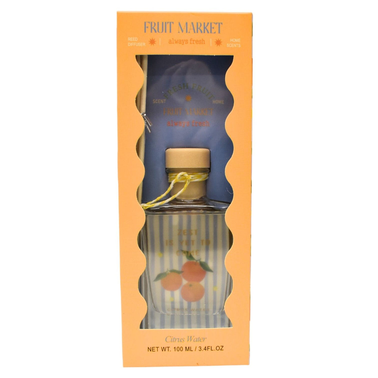 Fruit Market Reed Diffuser 100ml - Citrus Water