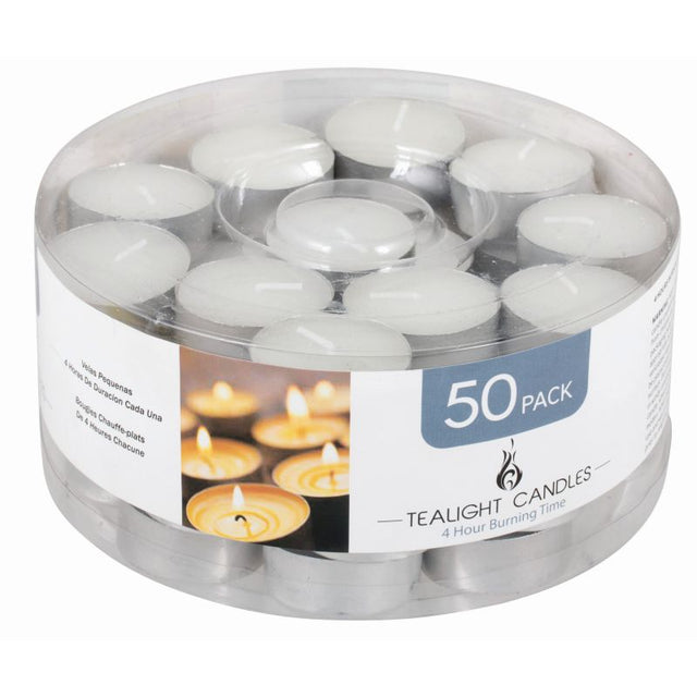 Tealight Candles – 50 Pack