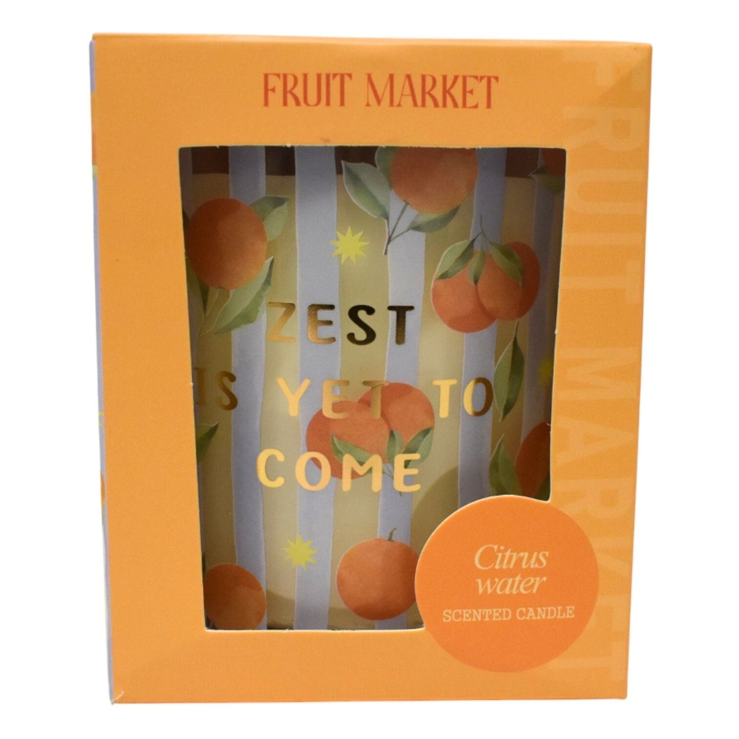 Fruit Market Scented Candle 210g - Citrus Water