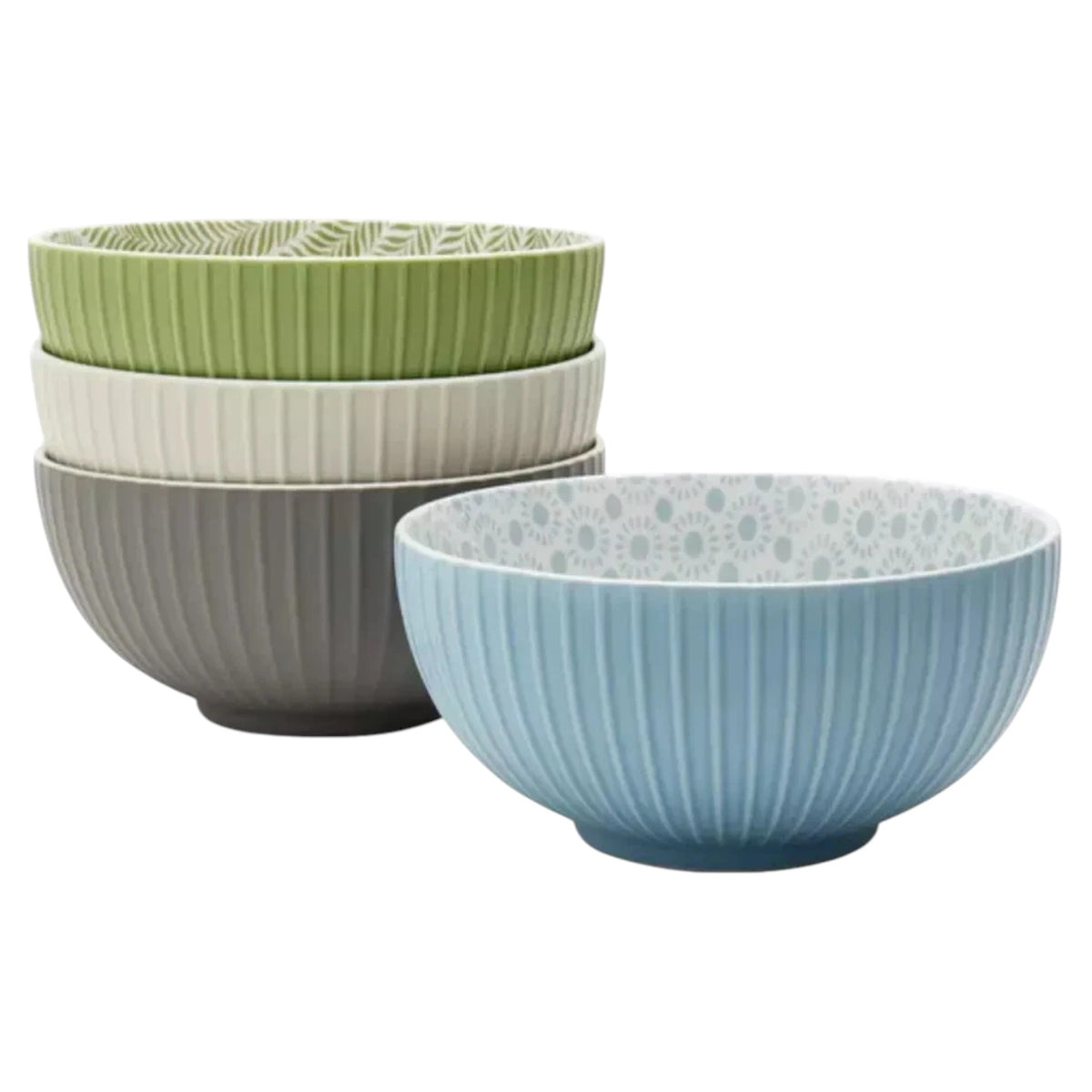 Patterned Ceramic Bowl – Red Dot