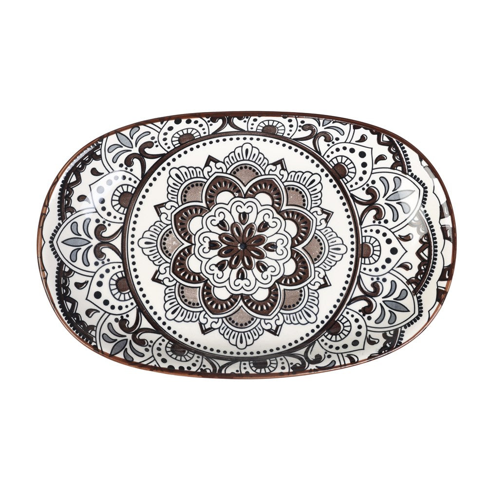 Moroccan Oval Platter 24 x 15.5cm