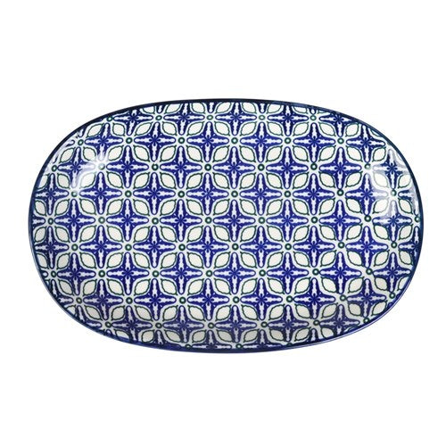 Moroccan Oval Platter 24 x 15.5cm