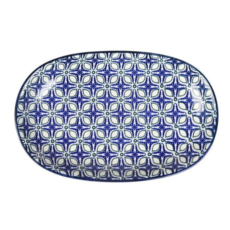 Moroccan Oval Platter 24 x 15.5cm