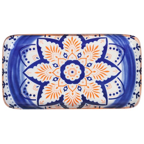 Moroccan Rectangular Platter 20.5 x 11cm