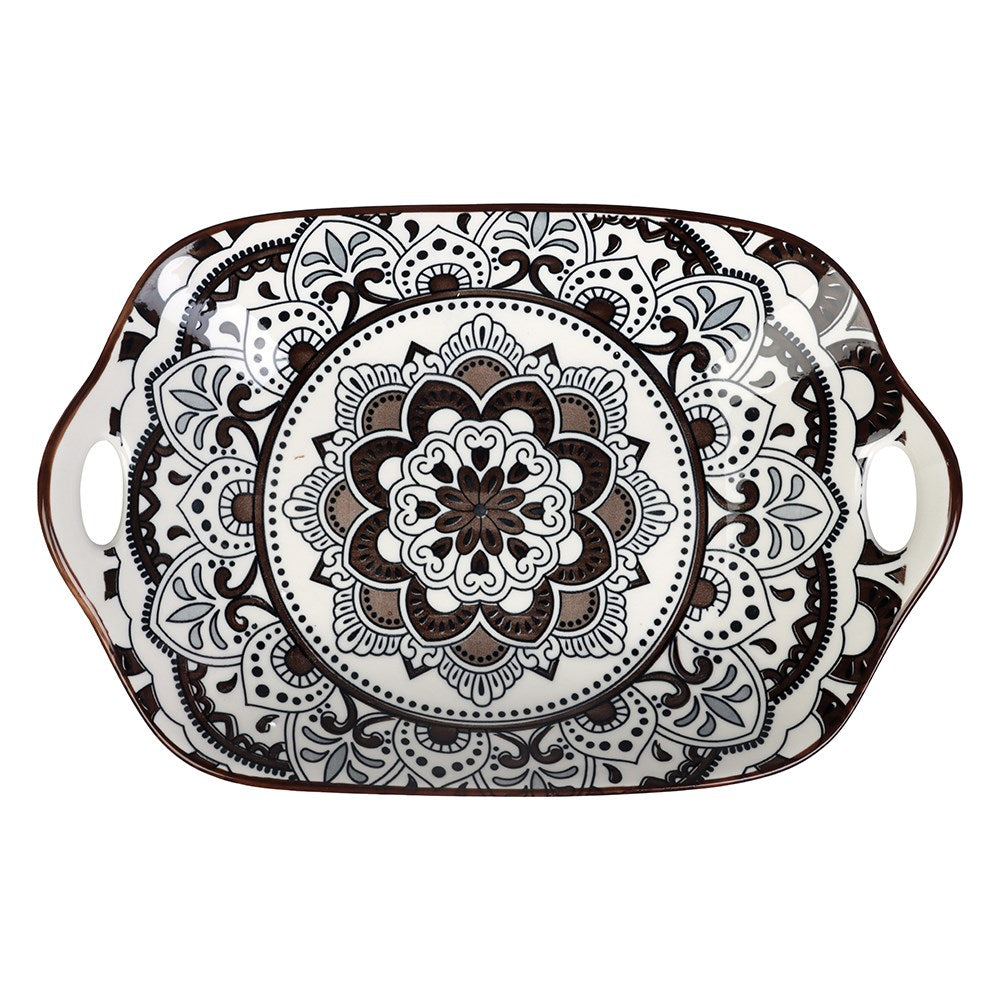 Moroccan Handled Platter 27cm