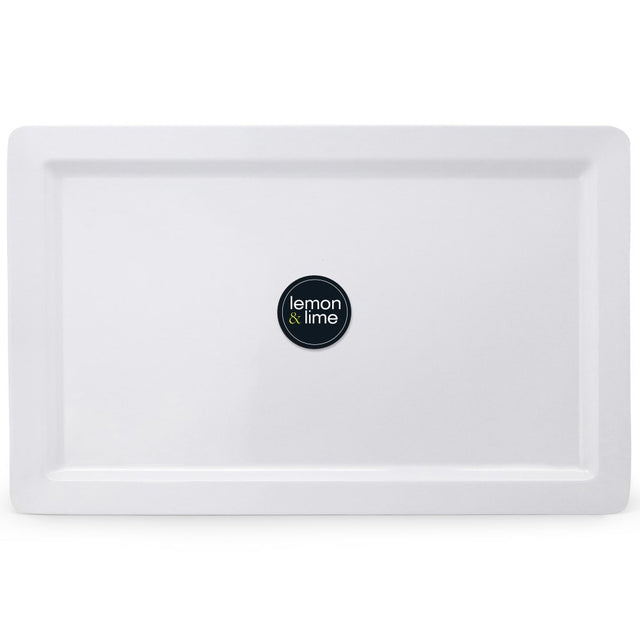 Large Melamine Serving Tray 48.5 x 30cm White