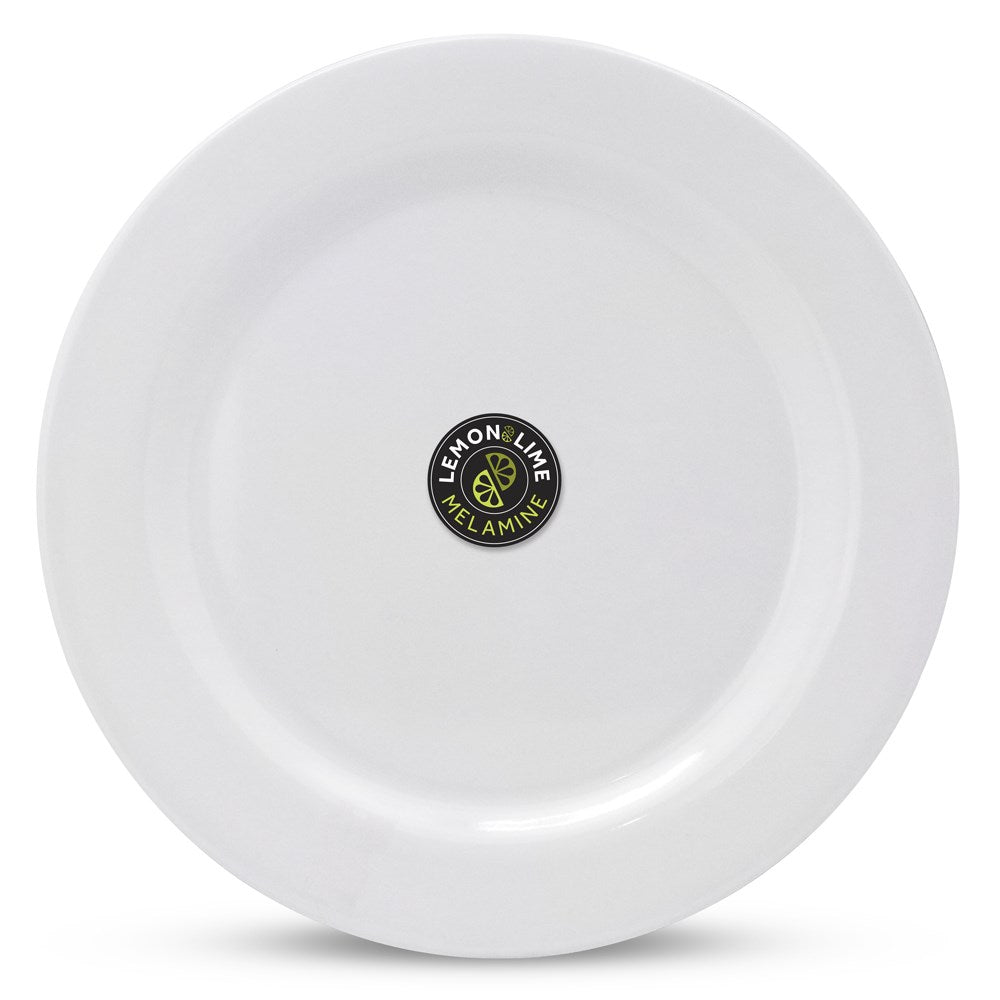 Melamine Dinner Plate Round 27.5cm White