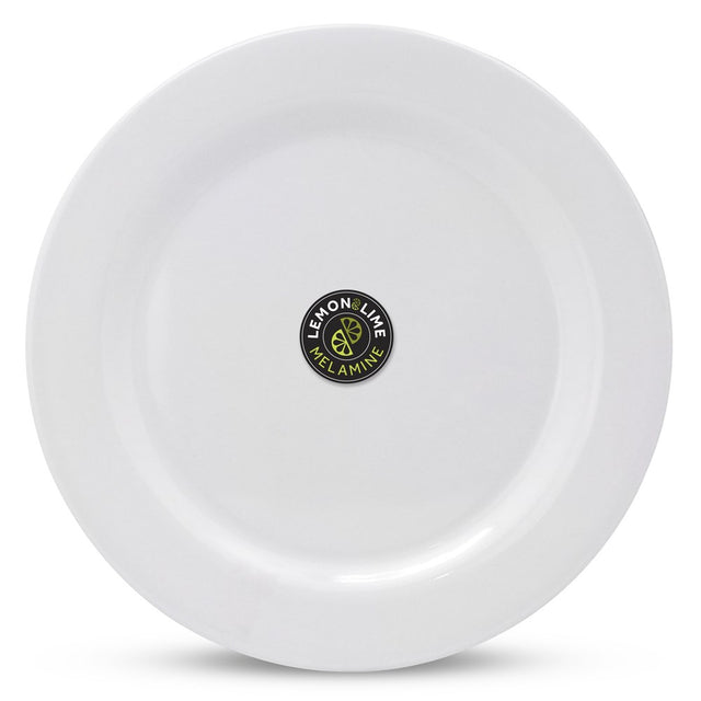 Melamine Dinner Plate Round 27.5cm White