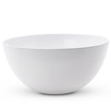 Round Melamine Salad Bowl Large 30cm White