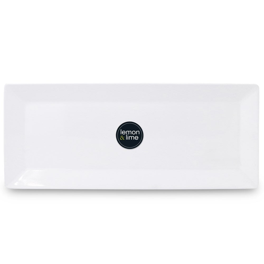 Melamine Serving Platter 49cm x 20cm White