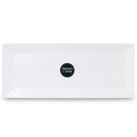Melamine Serving Platter 49cm x 20cm White
