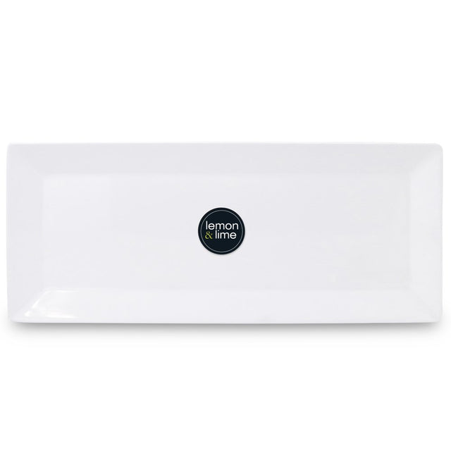 Melamine Serving Platter 49cm x 20cm White