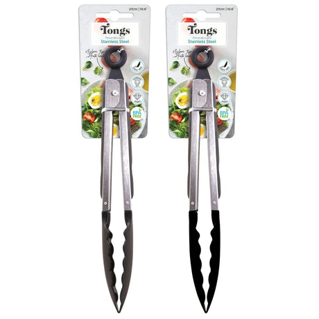 Nylon Tongs with Locking Clip