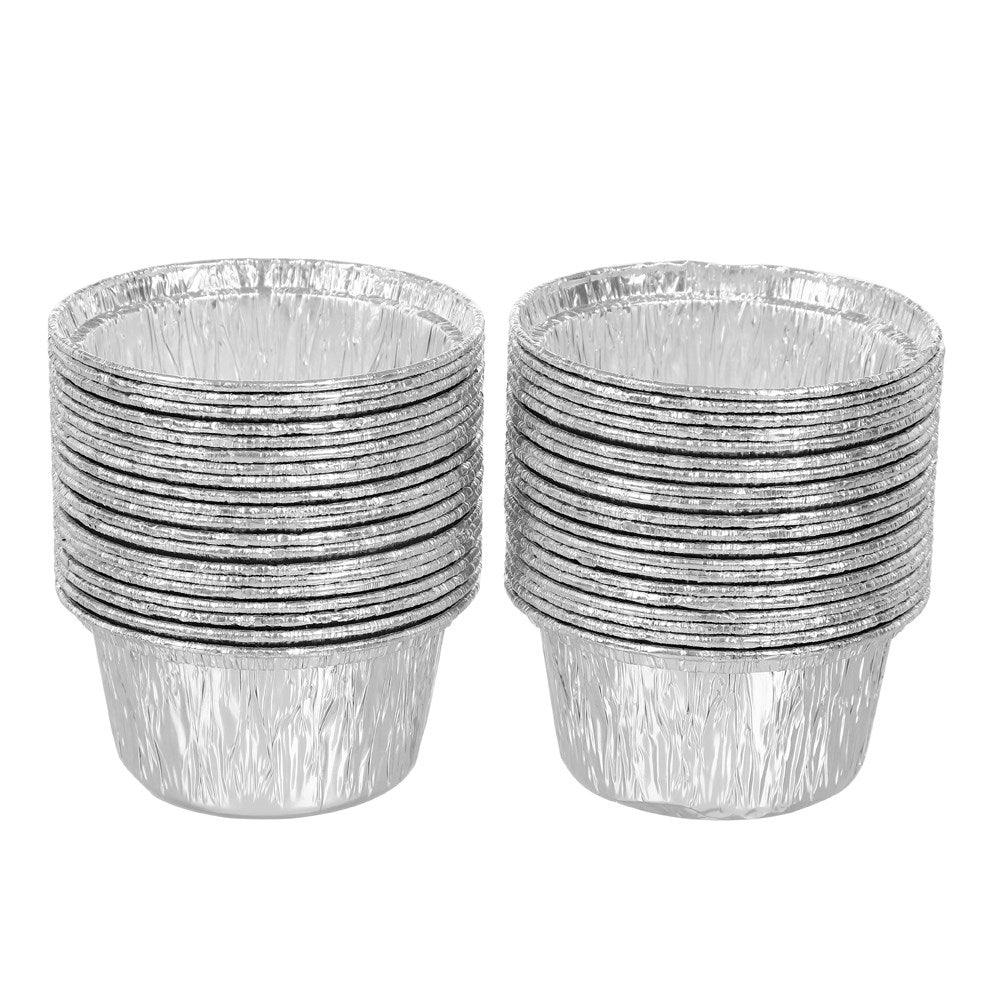 40 Pack Foil Baking Cups 7.5cm