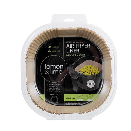 Square Air Fryer Liners – 50 Pack