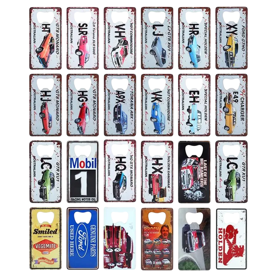 Man Cave Magnetic Bottle Opener - Auto Designs