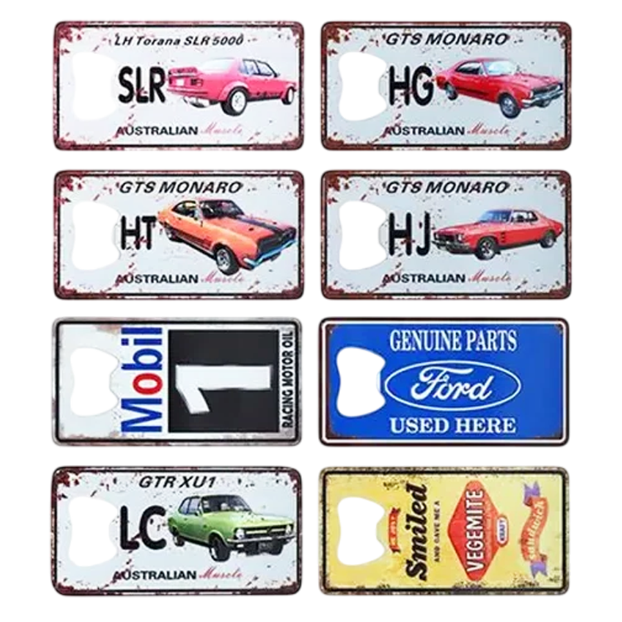 Man Cave Magnetic Bottle Opener - Auto Designs