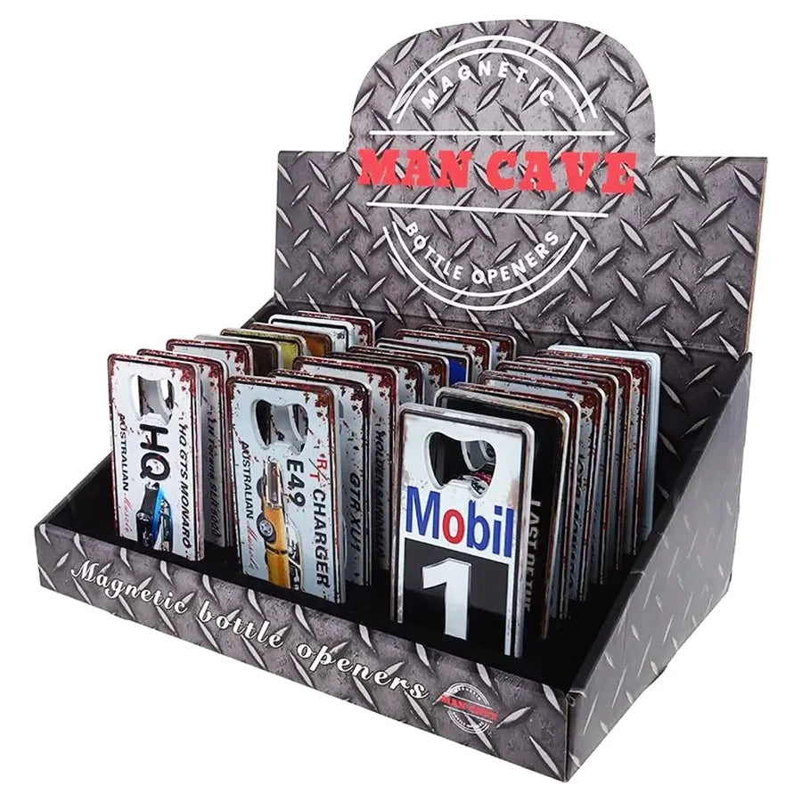 Man Cave Magnetic Bottle Opener - Auto Designs