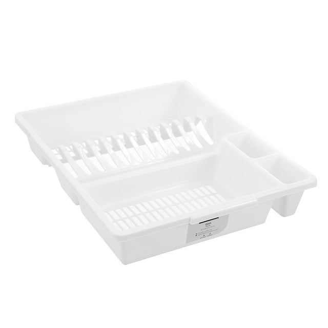 Essentials Plastic Dish Rack 45.5 x 37 x 7.5cm