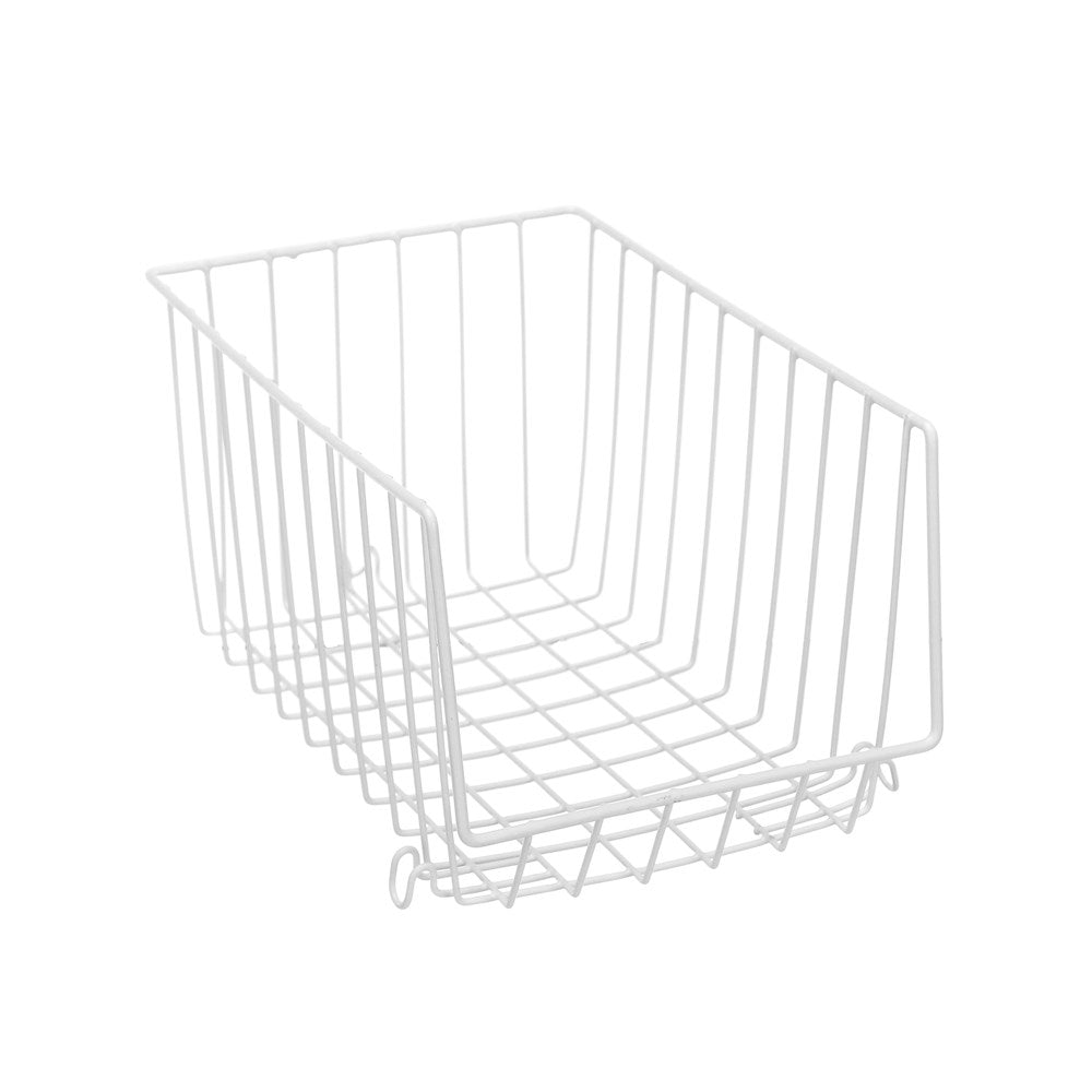 Wire Stackable Storage Basket 33 x 21 x 17cm