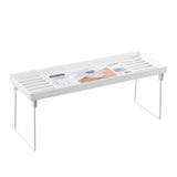 Collapsible Stackable Kitchen Shelf Rack 39.5 x 14 x 15.5cm