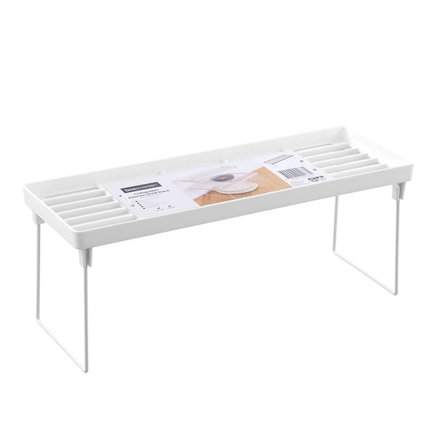 Collapsible Stackable Kitchen Shelf Rack 39.5 x 14 x 15.5cm