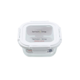 Yorkshire Glass Square Container with Lid 500ml
