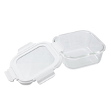 Yorkshire Glass Square Container with Lid 800ml