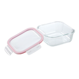 Yorkshire Square Glass Container with Clip Seal Lid 1.2L