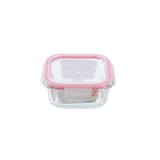 Yorkshire Square Glass Container with Clip Seal Lid 500ml