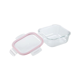 Yorkshire Square Glass Container with Clip Seal Lid 800ml