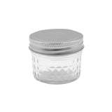 4 Pack Quilted Glass Conserve Jar 135ml