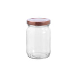12 Pack Verona Glass Jar 150ml Rose Gold Lid