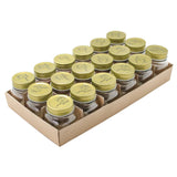 Roma Clear Glass Conserve Jar 200ml Pk 18
