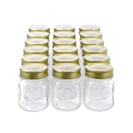 18 Pack Roma Glass Conserve Jar 200ml