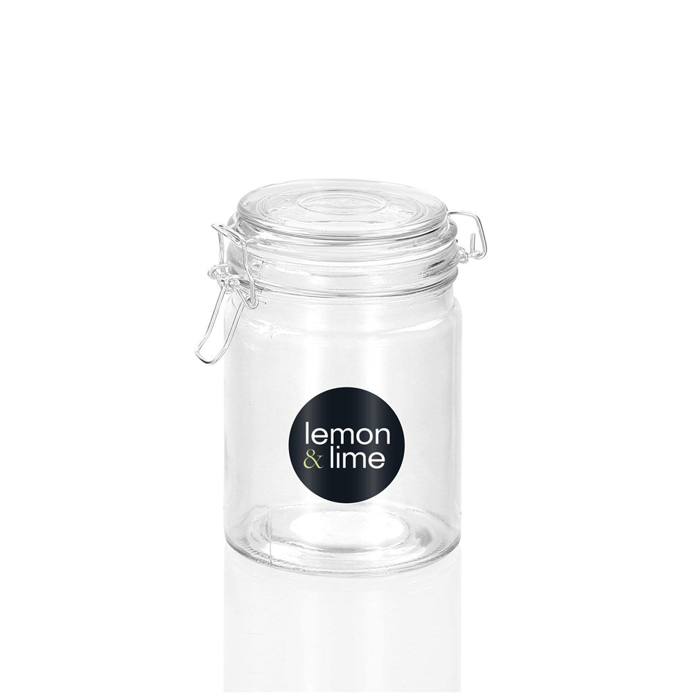 Fresco Glass Clip Jar 700ml