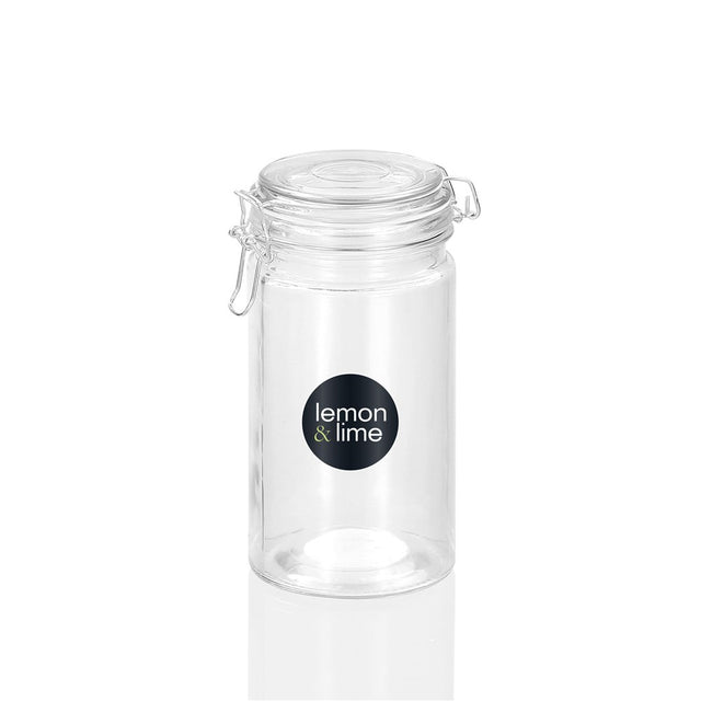 Clip Lock Glass Storage Jar 1.1L
