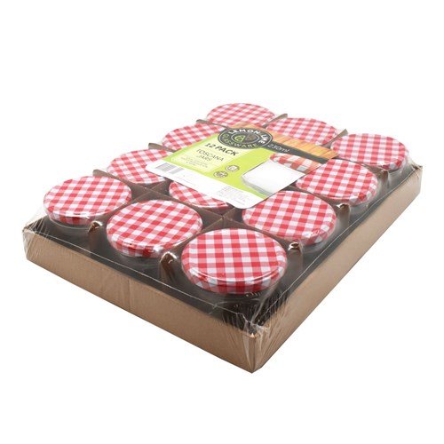 Conserve Jars with Check Lid - 12 Pack