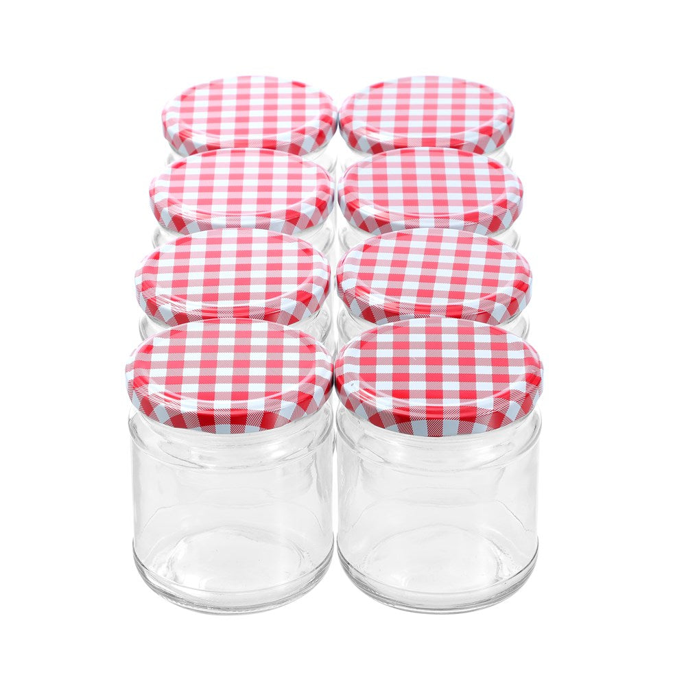 8 Pack Toscana Glass Conserve Jar