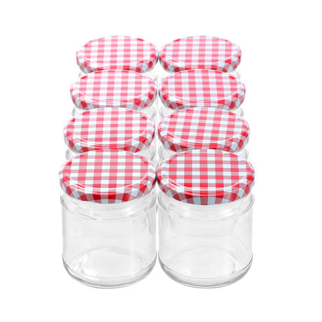 8 Pack Toscana Glass Conserve Jar